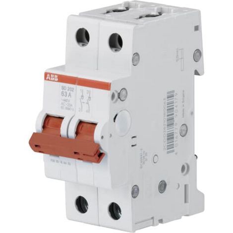 Interrupteur (Sd200) 2 pôles 50A 2CDD282101R0050 ABB 362005