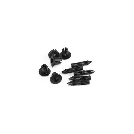 Style de voiture 100 pièces 6mm rivet en plastique moto carénage Clips de garniture pour Honda pour Yamaha Suzuki A