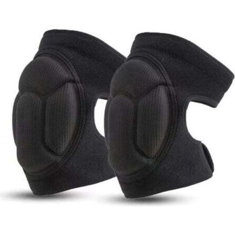 1 Paire de Genouillères de Travail, Genouillères de Jardin de Protection Noires Genouillères Antidérapantes, Anti-Collision, Genouillères de Jardin Multifonctionnelles - Noir L (1/5)