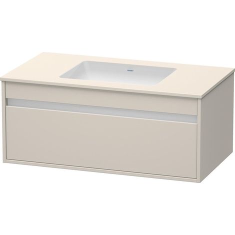 Meuble sous-vasque KETHO 550x1000x426mm taupe