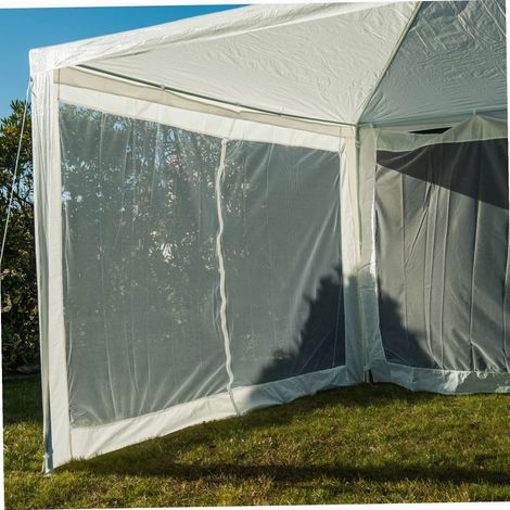 Werka Pro – Moustiquaire pour tente de réception – Lot de 2 panneaux 2,9 x 1,9 m – Adaptable sur modèles 3 x 3 m – Circulation d'air optimisée