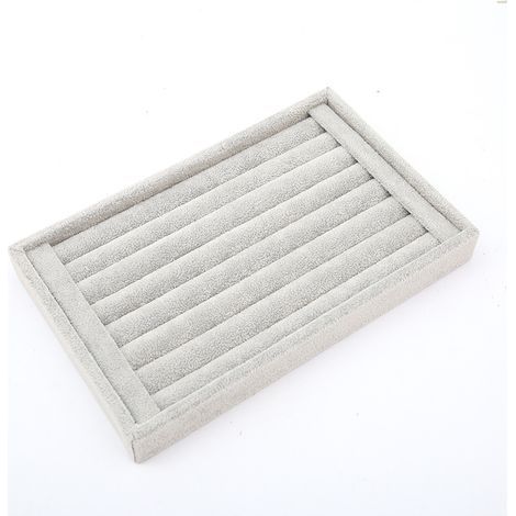 Caja para pendientes, joyero (gris) (1/5)