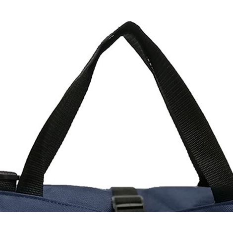 Tragbare, aufrollbare Tasche mit Schnalle aus Oxford-Gewebe, für Werkzeuge, Eisenwaren und Autoteile, dunkelblau. (1/5)