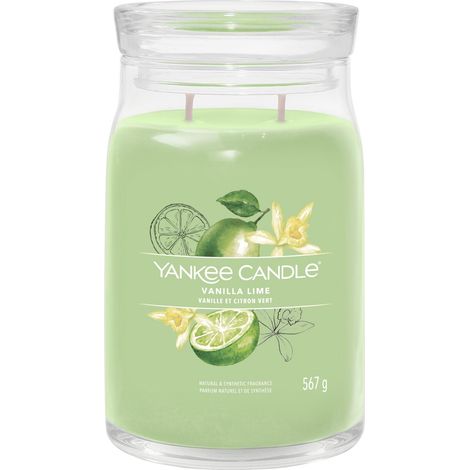 Yankee Candle Vanille-Limette Duftkerze 567 g (1/4)