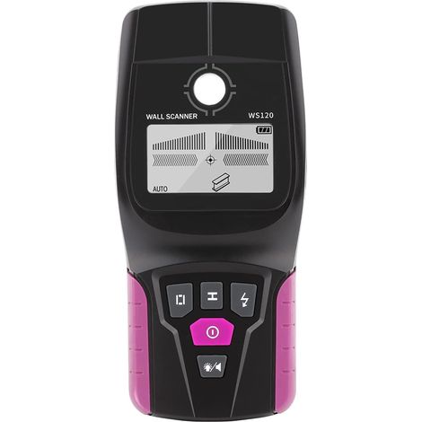 Detector de metales de pared digital profesional, localizador de tuberías de metal, multifunción, para cables con corriente, tuberías de agua de PVC, etc.