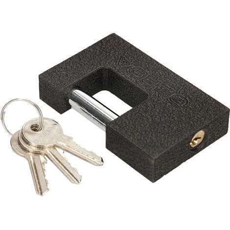 KOTARBAU Cadenas À Tige En Fonte 90 mm Cadenas À Tige Antivol Automatique Résistant Aux Coupures Protège Contre Le Vol (1/5)