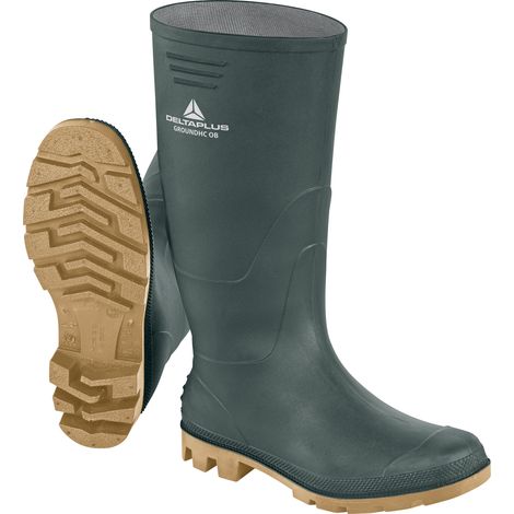 Bottes de sécurité non coquées Delta Plus GROUNDHC, Unisexe, T 43, Beige, SRA ( Prix pour 1 paire )