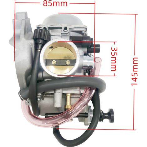 The PD35JL 35mm carburetor is suitable for 400cc four-cylinder off-road quads (model 606-070) and offers smooth power delivery and a robust throttle body assembly.--DTEKGAZ
