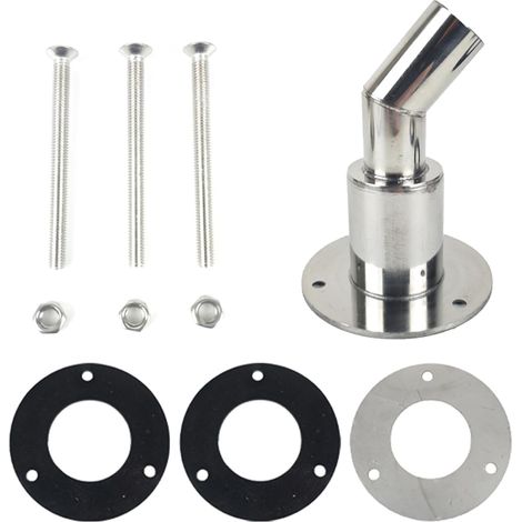 Adaptateur de tuyau d'échappement à travers le tronc, en acier inoxydable 316, pour chauffage diesel, chauffage de stationnement, tuyau d'échappement, accessoires de matériel marin pour camion, bateau (1/5)