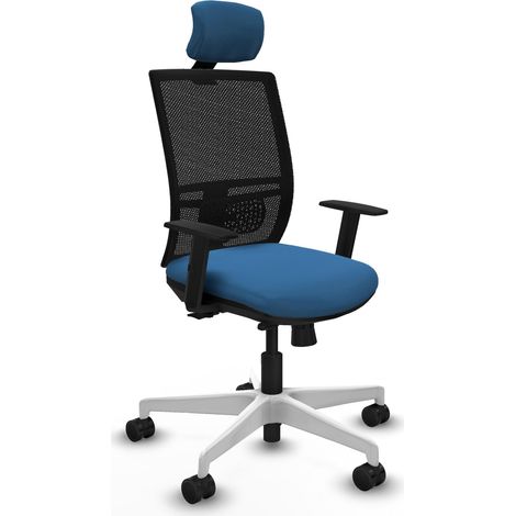 Bürostuhl piqueras y crespo Yunquera hellblau hochwertiger Schaumstoff (1/2)