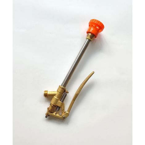 Lance de pulvérisation 30 cm à régulateur de jet en laiton pour vergers, petits fruitiers et arbustes – grande couverture sur zones moyennes en traitement phytosanitaire (1/3)