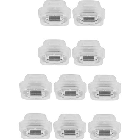 10 pièces de garniture de porte de voiture en plastique avec œillets et clips pour E46 E90 E91 E92 E93 (1/5)