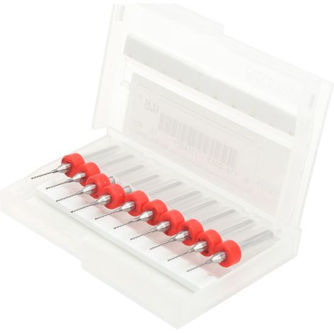 Lot de 10 forets de nettoyage de buses d'imprimante 3D (0,6 mm)