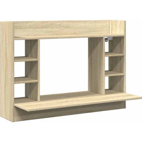Maison Exclusive - Scrivania a Parete Rovere Sonoma 105x48x75 cm Legno Multistrato