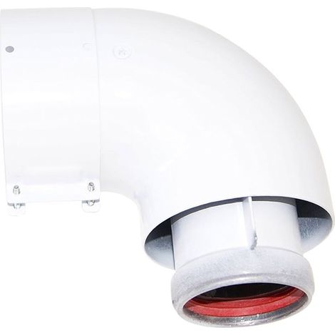 Vaillant Codo 90 grados turboTEC Conducto aire/humos, Alu, 60/100 mm, 303808