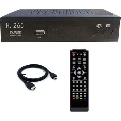 DVB-T2 HEVC 265 Digital-TV-Tuner, DVB-T2 1080p HD USB-Decoder, terrestrischer Receiver, EU-Stecker (1/5)