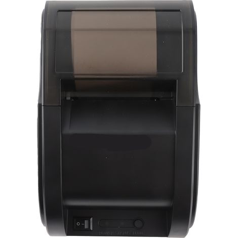 Imprimante thermique de bureau 58mm sans fil pour tickets et codes-barres, connexion USB+BT, 1 rouleau inclus, commande ESC, tiroir-caisse, compatible Windows Android iOS (1/5)
