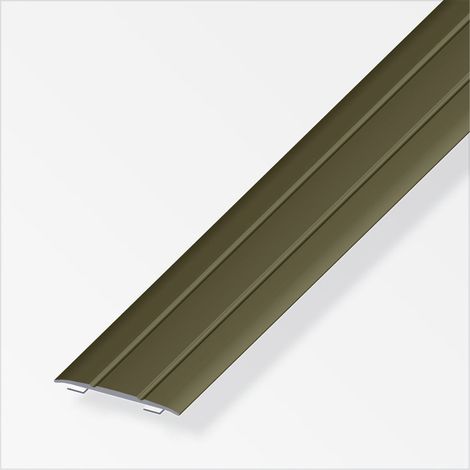 alfer Übergangsprofil 2 m, 37 x 2.5 mm Aluminium eloxiert bronze Übergangsprofil (1/2)