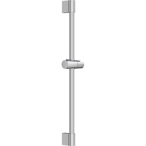 Duschstange aus Edelstahl 70 cm,mit Brausekopfhalter,360° verstell- und drehbar,Duschset für das Badezimmer,mit Wandbefestigungen,Verchromt (1/5)