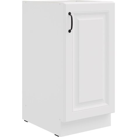 Unterschrank 40 cm Stilo Weiß Küchenzeile Küchenblock Küche Landhaus Einbauküche (1/4)