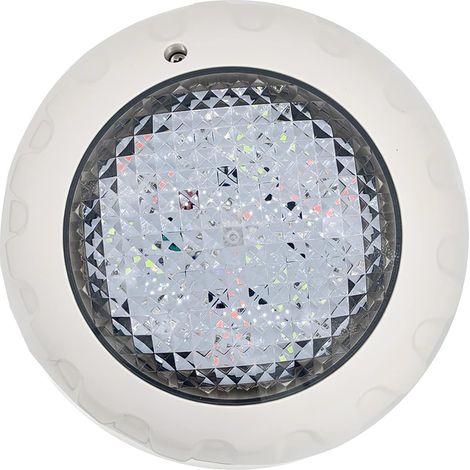 Hochleistungs-LED-Poolbeleuchtung mit ferngesteuertem RGB-Farbwechsel, IP68 wasserdicht mit 108 LEDs, in den Boden eingelassene Unterwasserbeleuchtung für Schwimmbad, Teich, Badewanne, (weiß 1 Stück) (1/4)
