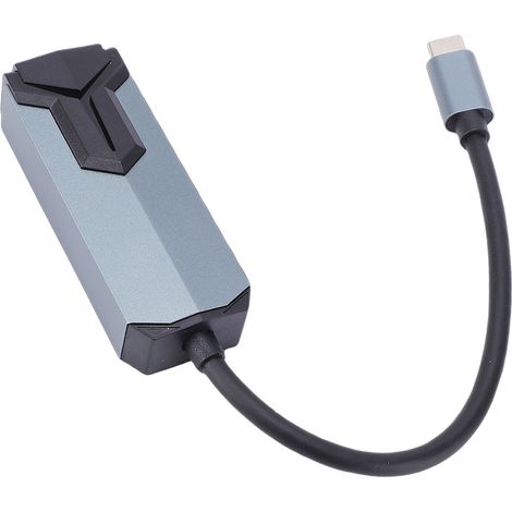 Adaptateur USB-C vers Ethernet compatible Windows, Plug and Play, en aluminium, type C vers RJ45, adaptateur réseau LAN 2,5G (1/5)