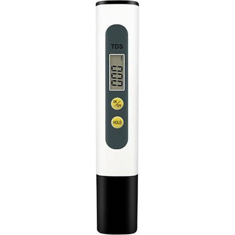 Digital TDS Water Quality Tester with Large LCD Screen for Home, Industrial, and Spa Use, 0-9999 ppm, Drinking Water Quality Monitor (Black) (1/4)