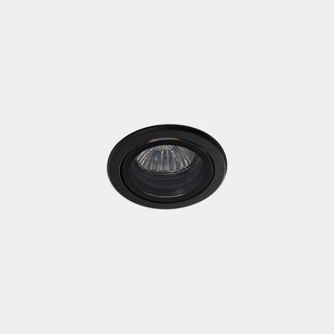 LEDS C4 Eko Spot encastré extérieur à LED noir 6,1 W 3000 K IP66 à coupure de phase et gradation