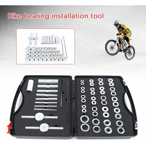 Kit de presse à roulements pour bicyclette Kit de démontage de cadre, de roues et de moyeu pour bicyclette (1/5)