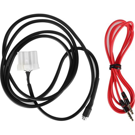 Câble adaptateur AUX pour autoradio Mazda 3/6 (2006-2013), connecteur femelle 3,5 mm. (1/5)