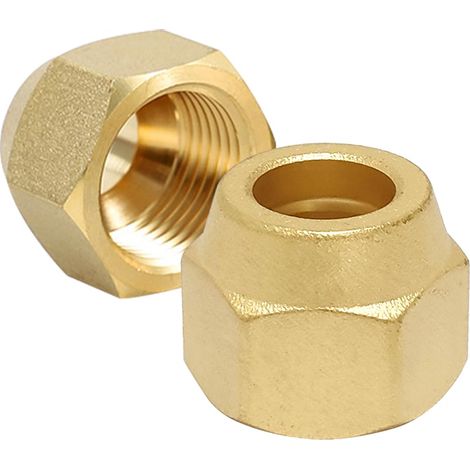 2 écrous de raccordement, 1/4" pour conduit de réfrigérant, écrou de raccordement (1/5)