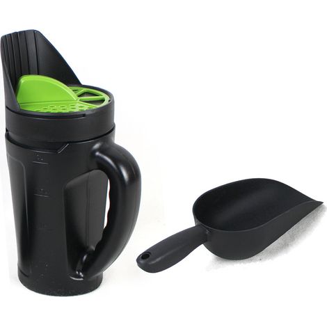 Épandeur Manuel 2,5L Vert Réglable avec Pelle (1/5)