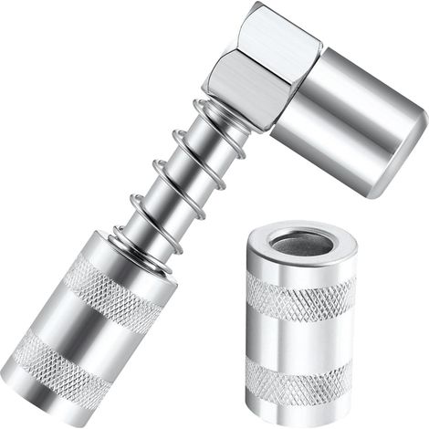 Embouts Pour Pompe À Graisse - Raccord Coudé 90° - Filetage 1 1/8 Pouces - Pour Lubrification En Espaces Restreints - 1 Pièce