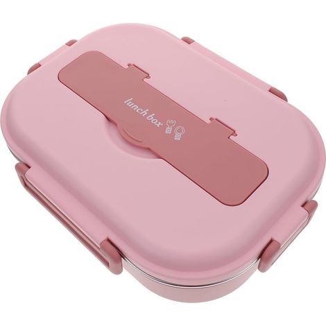 Boîte à bento étanche de 1500 ml en acier inoxydable avec (1/5)