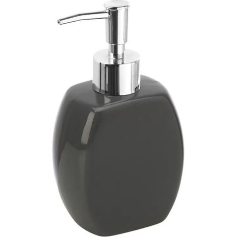 Dispenser sapone in ceramica grigio 360 ml Linea Parigi Feridras