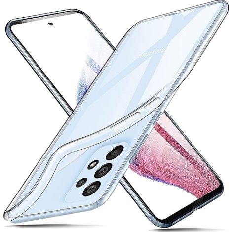 CUSTODIA PER SAMSUNG GALAXY S21 FE 5G TRASPARENTE INCOLORE FLESSIBILE POSTERIORE (1/5)