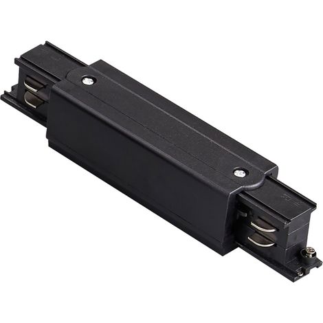 Connecteur central noir rail triphasé Polux 327833