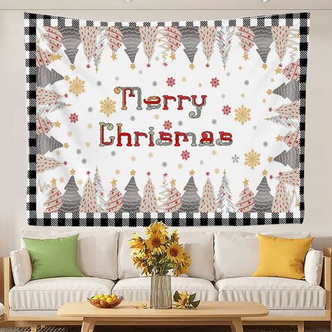Wandbehang, farbenfroher Wandteppich, Wandkunst, Wandbehang für Wohnzimmer, Raumteiler, Türvorhang 100x75cm (1/5)