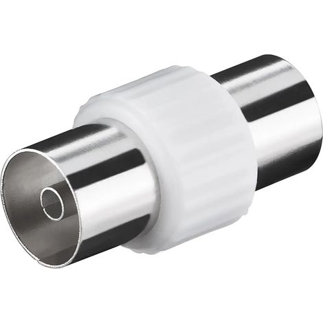 adattatore coassiale giunto spinotto tv 9,5 mm antenna femmina 2 pezzi