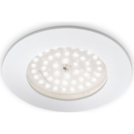 LED Einbauleuchte BRILONER LEUCHTEN ATTACH ONE, 10,5 W, 1000 lm, IP44, weiß, Kunststoff, Ø 10 cm (1/5)
