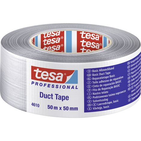 tesa 04610-00000-00 Gewebeklebeband tesa® Professional Silber (L x B) 50 m x 50 mm 1 St. (1/4)