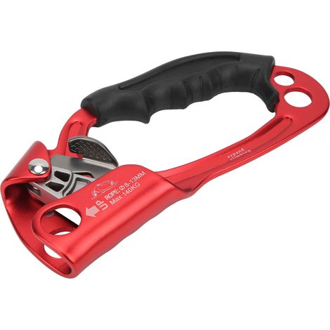 Steigklemme für Kletterarbeiten, Felsabseilen, Rechtshänder-Steigklemme, Baumpflegeausrüstung, Seilklemme für Höhenarbeiten, Ingenieurwesen, Höhlenforschung (1/5)