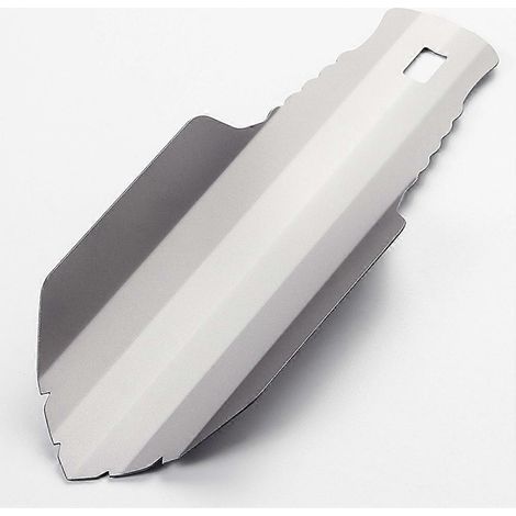 Truelle ultralégère en titane pur, pelle/truelle multifonction compacte pour la randonnée, le camping et la survie - FFY (1/4)