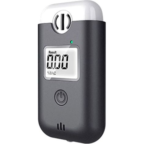 Testeur D'AlcooléMie de Haute PréCision, Analyseur Portable pour Conduite en éTat D'éBriéTé, éCran LCD, DéTecteur D'éThylotest (1/2)