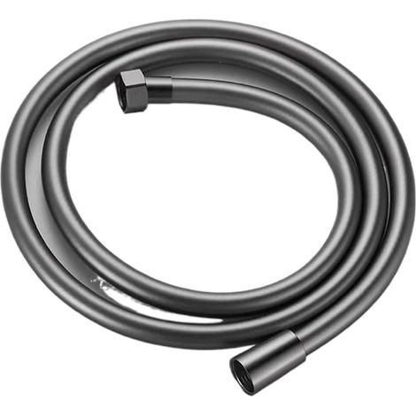 1pc Anti-Leck Dusche Schlauch 1.5/2M Flexible Silikon Rohr Hochdruck Bad Wasserhahn Zubehör Langlebig for Köpfe rohr(Grey,1.5m) (1/5)