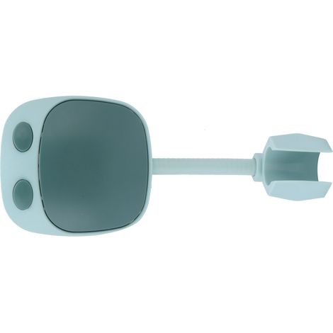 Support de pommeau de douche réglable à 360°, accessoire de douche vert sans perçage pour salles de bain d'enfants (1/5)