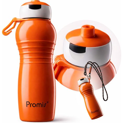 Promis TMB-07A Edelstahl-Trinkflasche, Fassungsvermögen 0,7 Liter (1/5)
