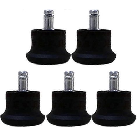 5pcs Chairs Glide Castors Glides Replacement Furniture Floor for Office Home(Black) (1/5)