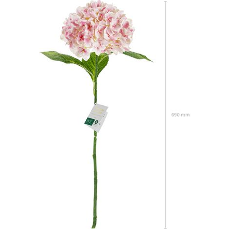 Fiore artificiale - Ortensia Premium, 69 cm, rosa chiaro (1/3)