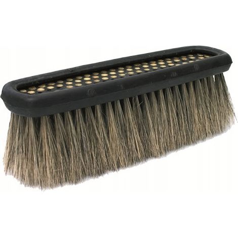 Cepillo con cerdas naturales de 6 cm para lavado de coches.